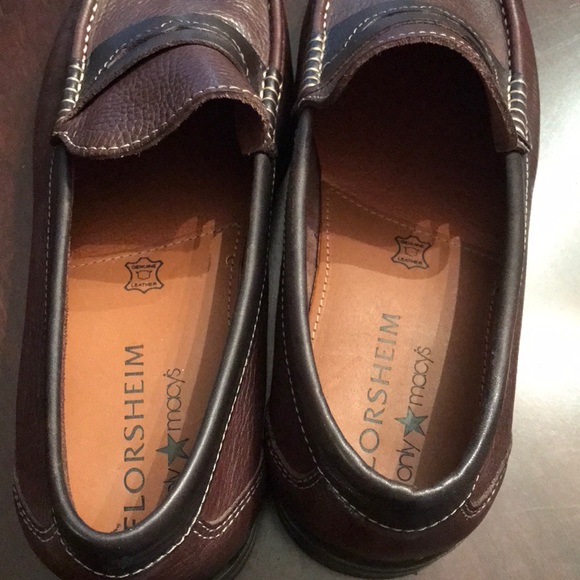 Florsheim Mens Leather Pennyloafers - Picture 3 of 6